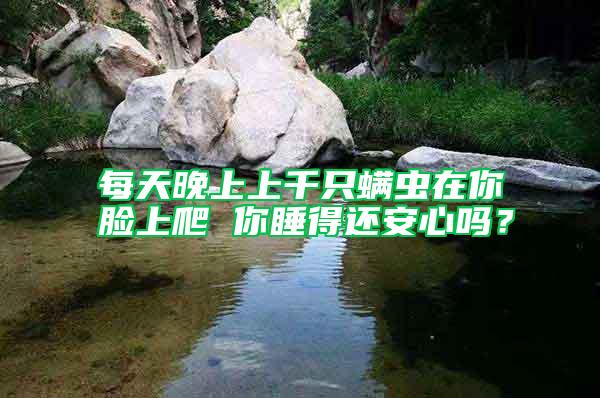 每天晚上上千只螨蟲(chóng)在你臉上爬 你睡得還安心嗎？