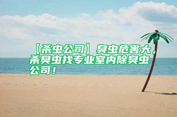 【殺蟲(chóng)公司】臭蟲(chóng)危害大，殺臭蟲(chóng)找專業(yè)室內(nèi)除臭蟲(chóng)公司！