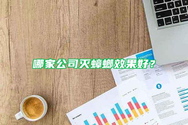 哪家公司滅蟑螂效果好？