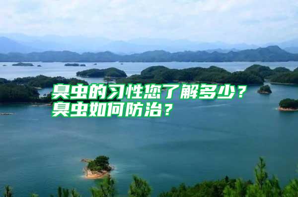 臭蟲的習(xí)性您了解多少？臭蟲如何防治？