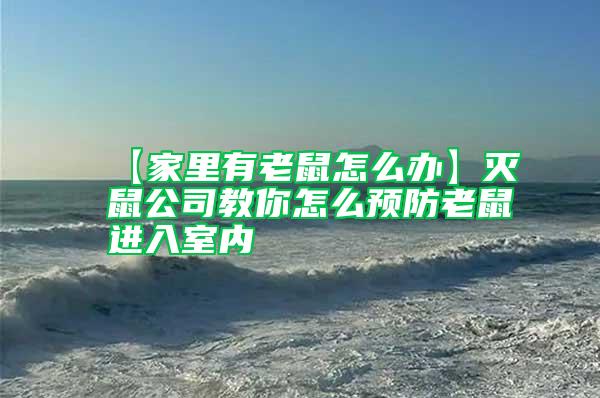 【家里有老鼠怎么辦】滅鼠公司教你怎么預防老鼠進入室內(nèi)