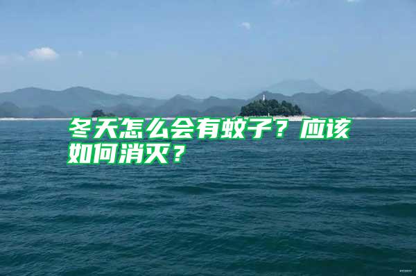 冬天怎么會有蚊子？應該如何消滅？